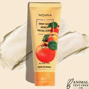 Moira Cosmetics, Facial Scrub, Deep Clean Apricot